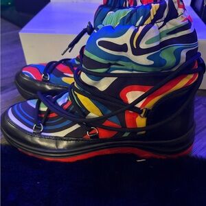 Stella McCartney Kids Black Textured Fabric